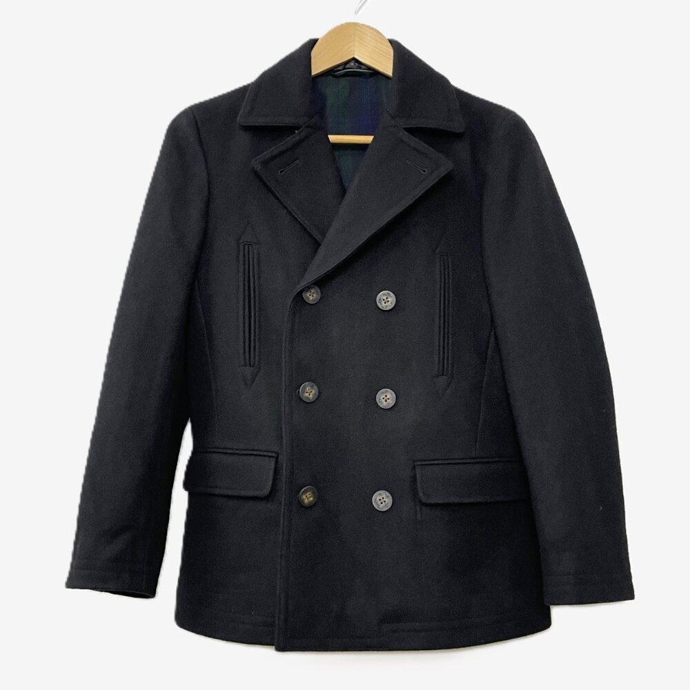 Lauren Ralph Lauren Boy's Double Breasted Wool Overcoat Pea Coat